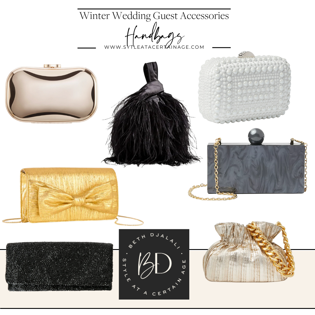 Winter Wedding Guest Accessories Handbags