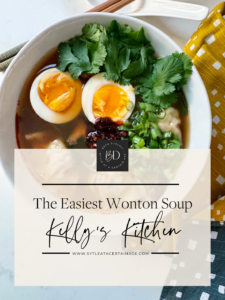 The Easiest Wonton Soup