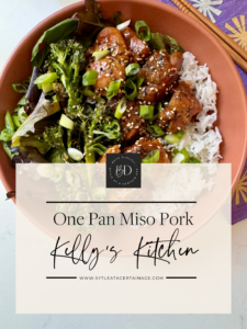 One Pan Miso Pork