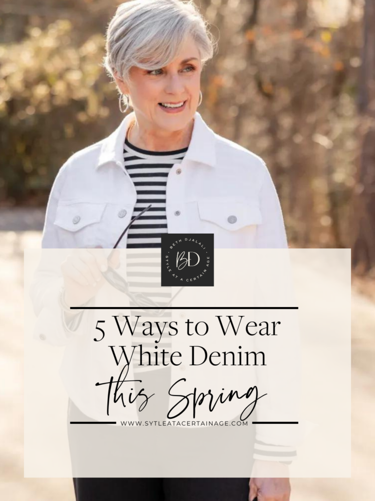 5 Ways to Wear White Denim This Spring