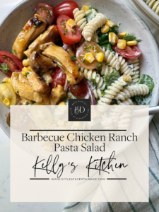 Barbecue Chicken Ranch Pasta Salad