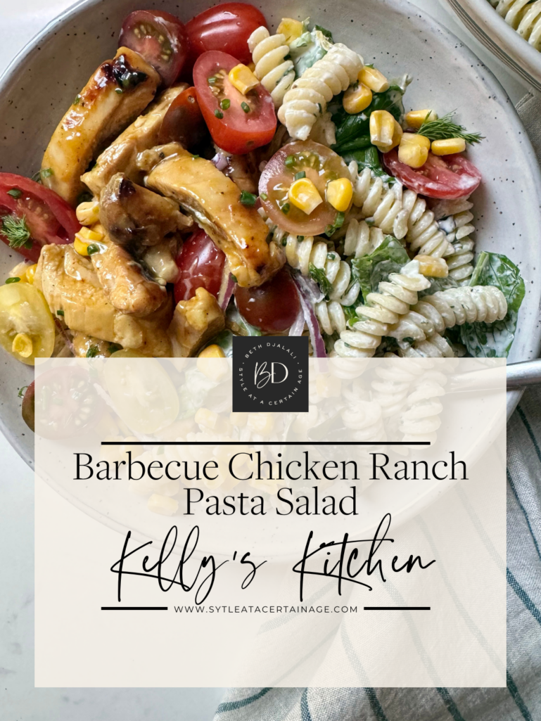 Barbecue Chicken Ranch Pasta Salad