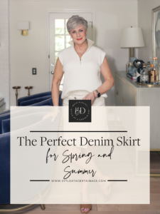 The Perfect White Denim Skirt for Spring and Summer