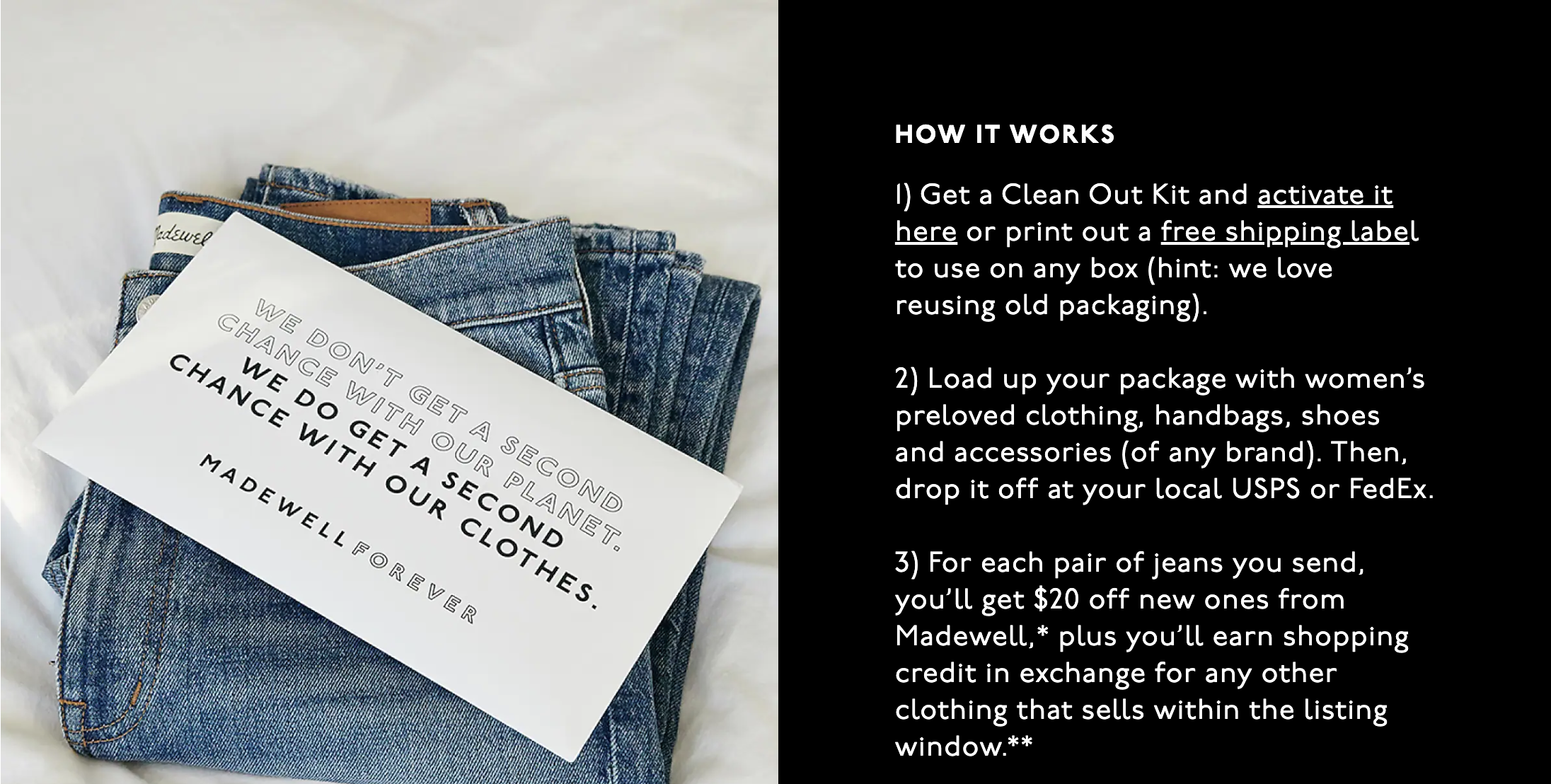 Denim Trade-in