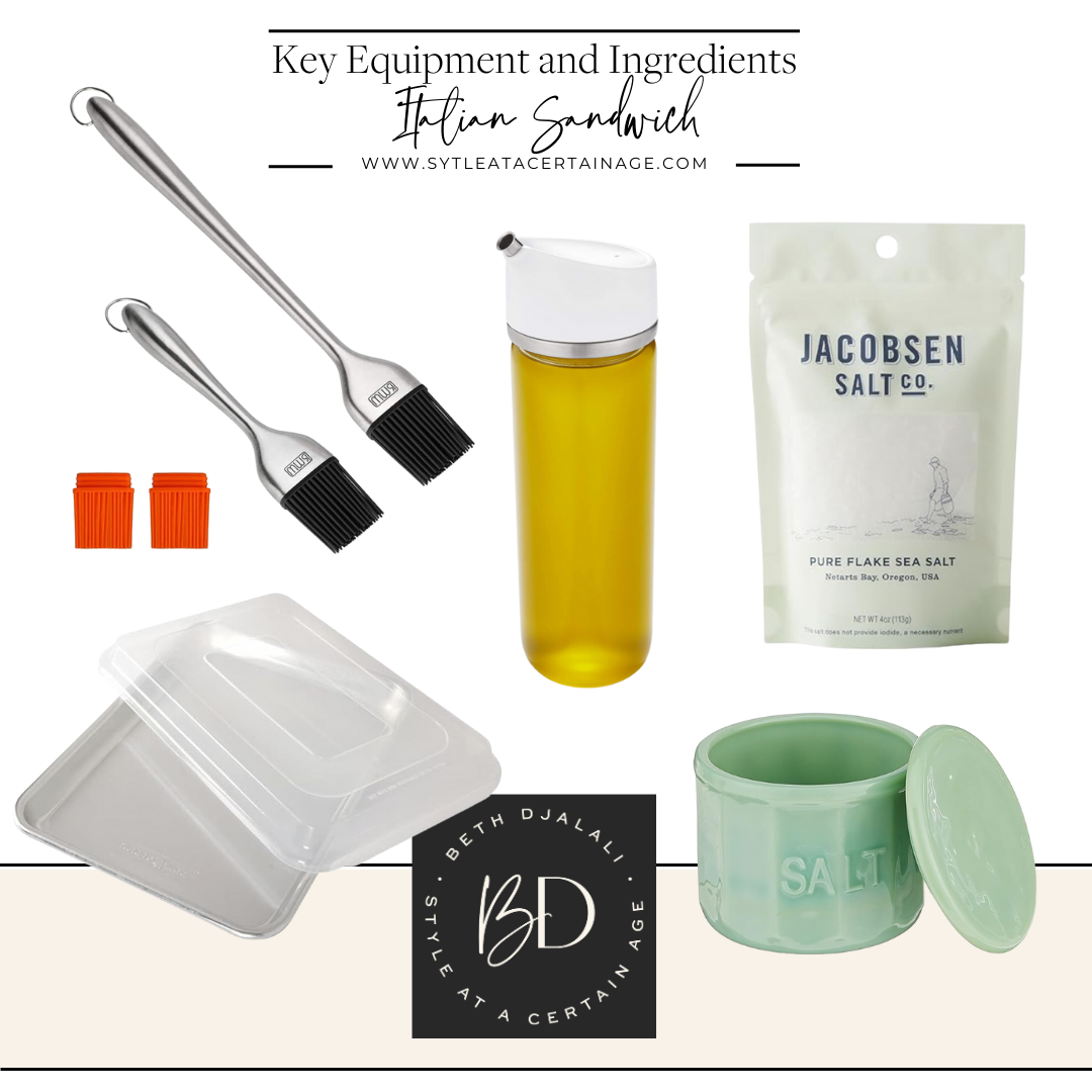Italian Sandwich equipment and ingredients