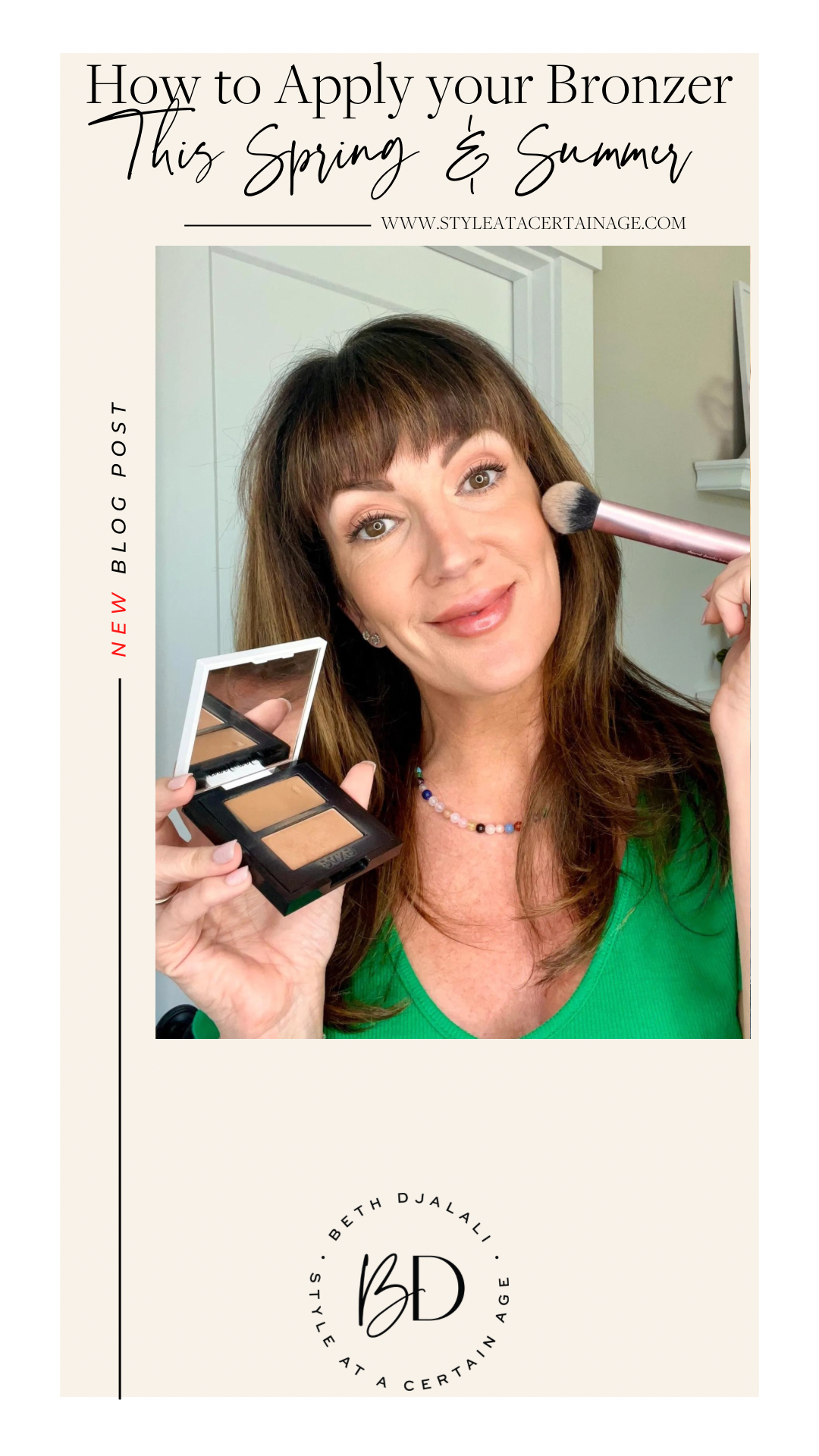 how to apply a bronzer post