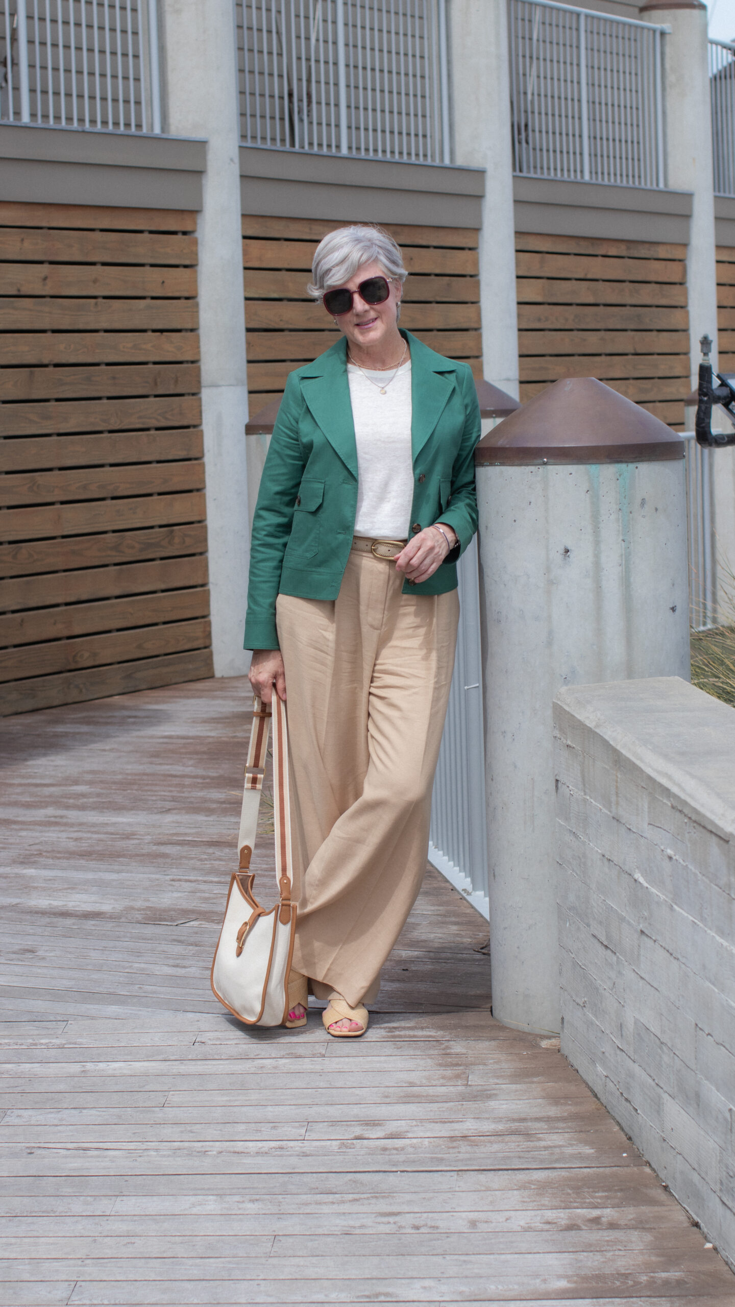 THE SINGLE PLEATED WIDE LEG PANT