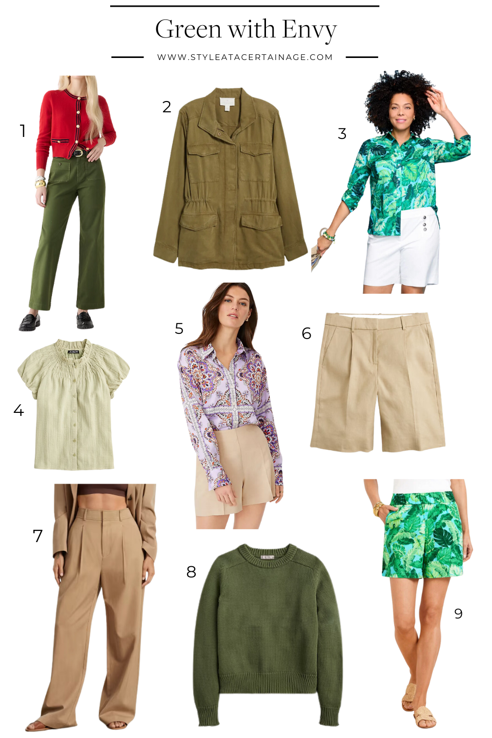 Shop Green with Envy for Spring and Summer