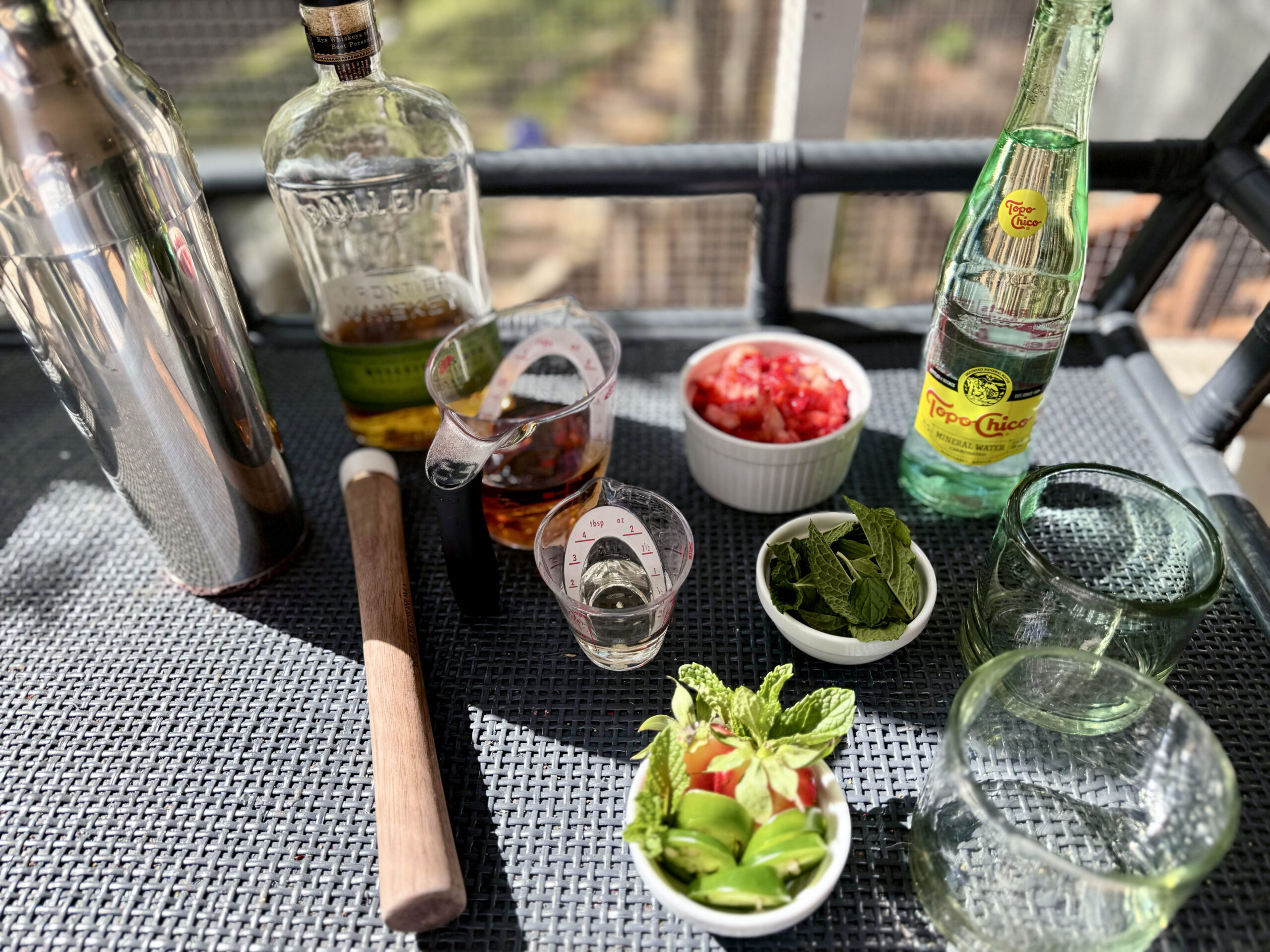 Mother's Day Strawberry Mint Julep