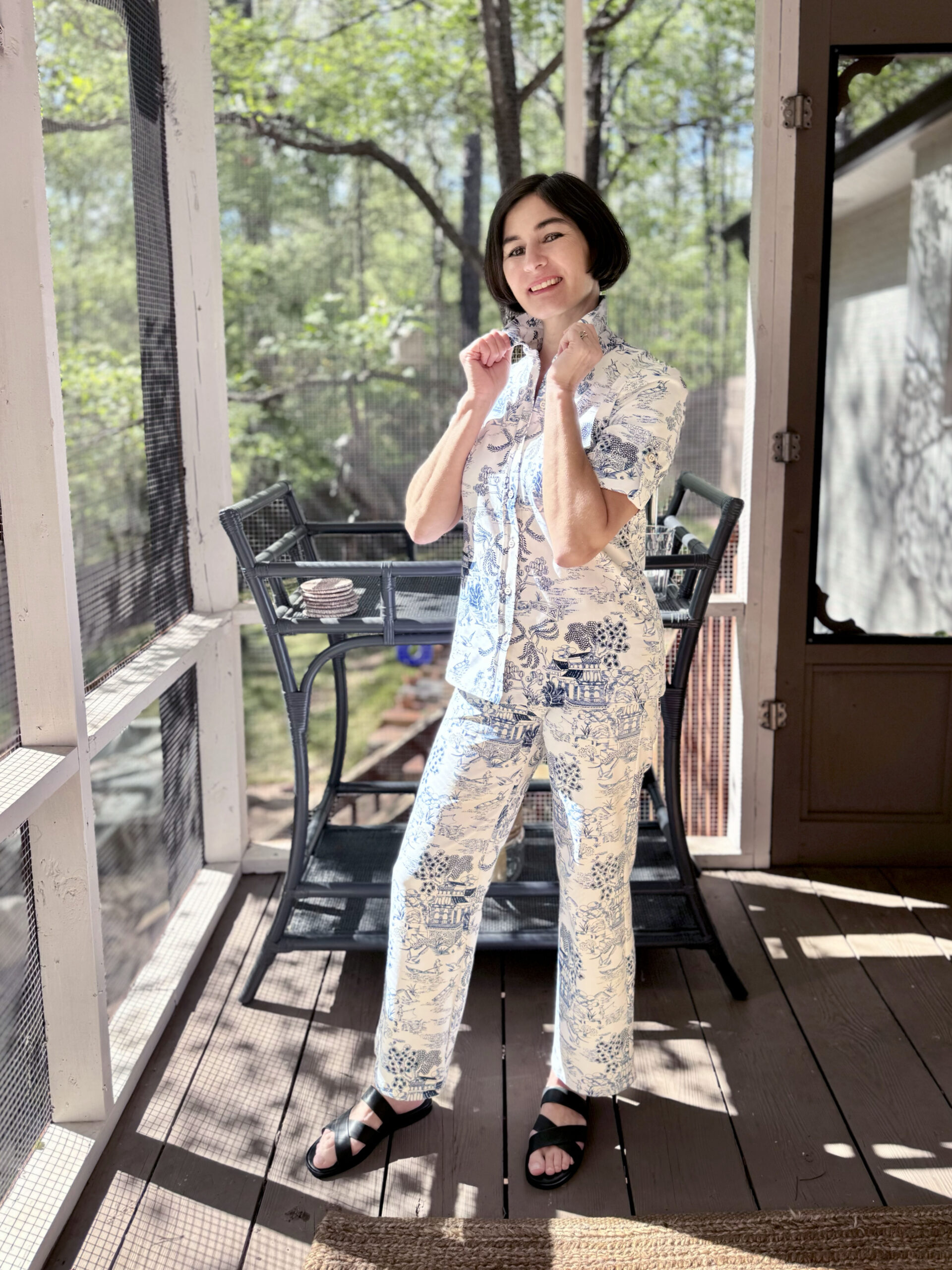 Chinoiserie Pants and Top