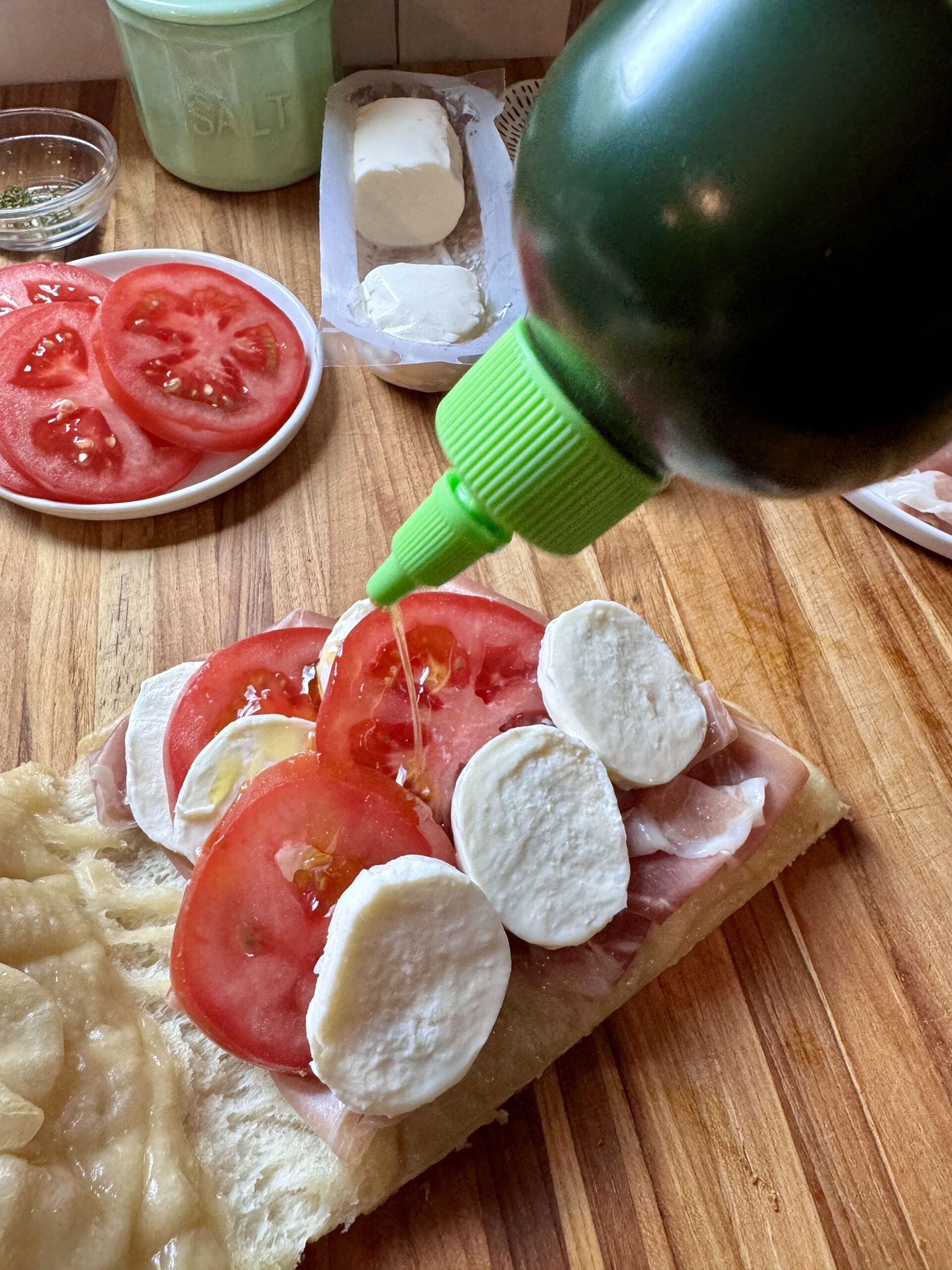 drizzle with olive oil