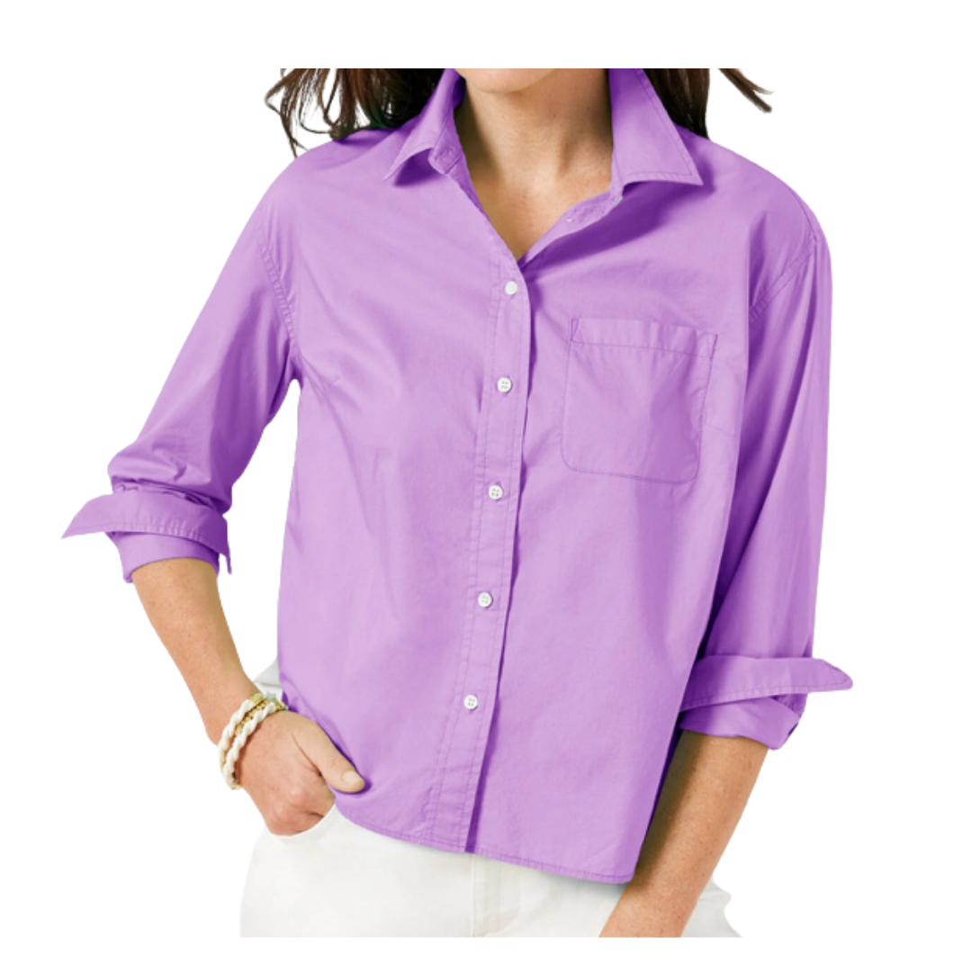 poplin short shirt