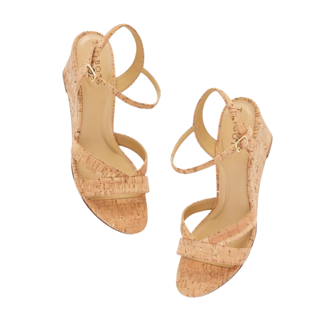CORK WEDGE SANDAL