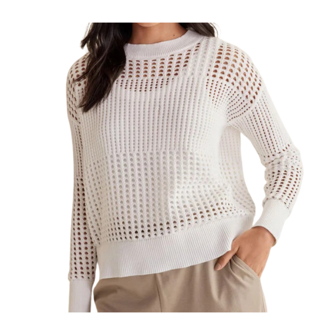 TEXTURE BLOCK SWEATER