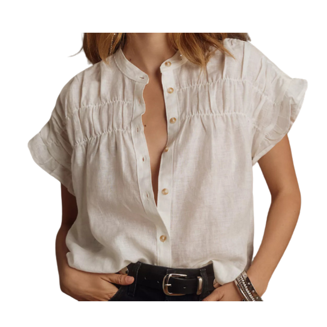 Pilcro short sleeve smocked tee | Readers' Favorites 05/05-05/12