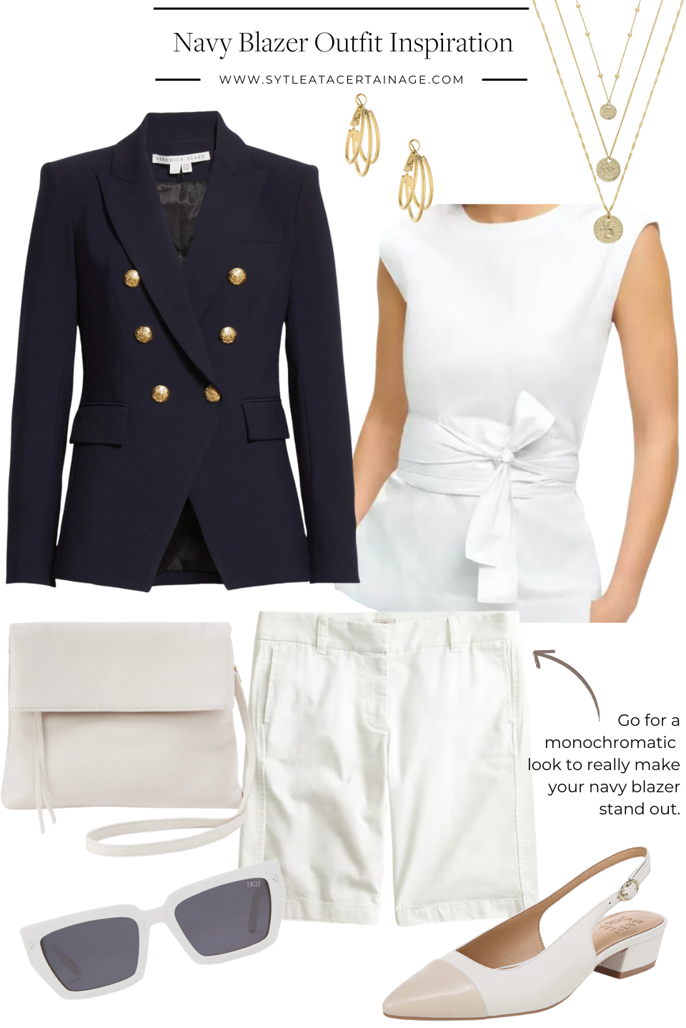 Navy Blazer Outfit Inspiration 4 Navy Blazer Outfit Inspiration 4