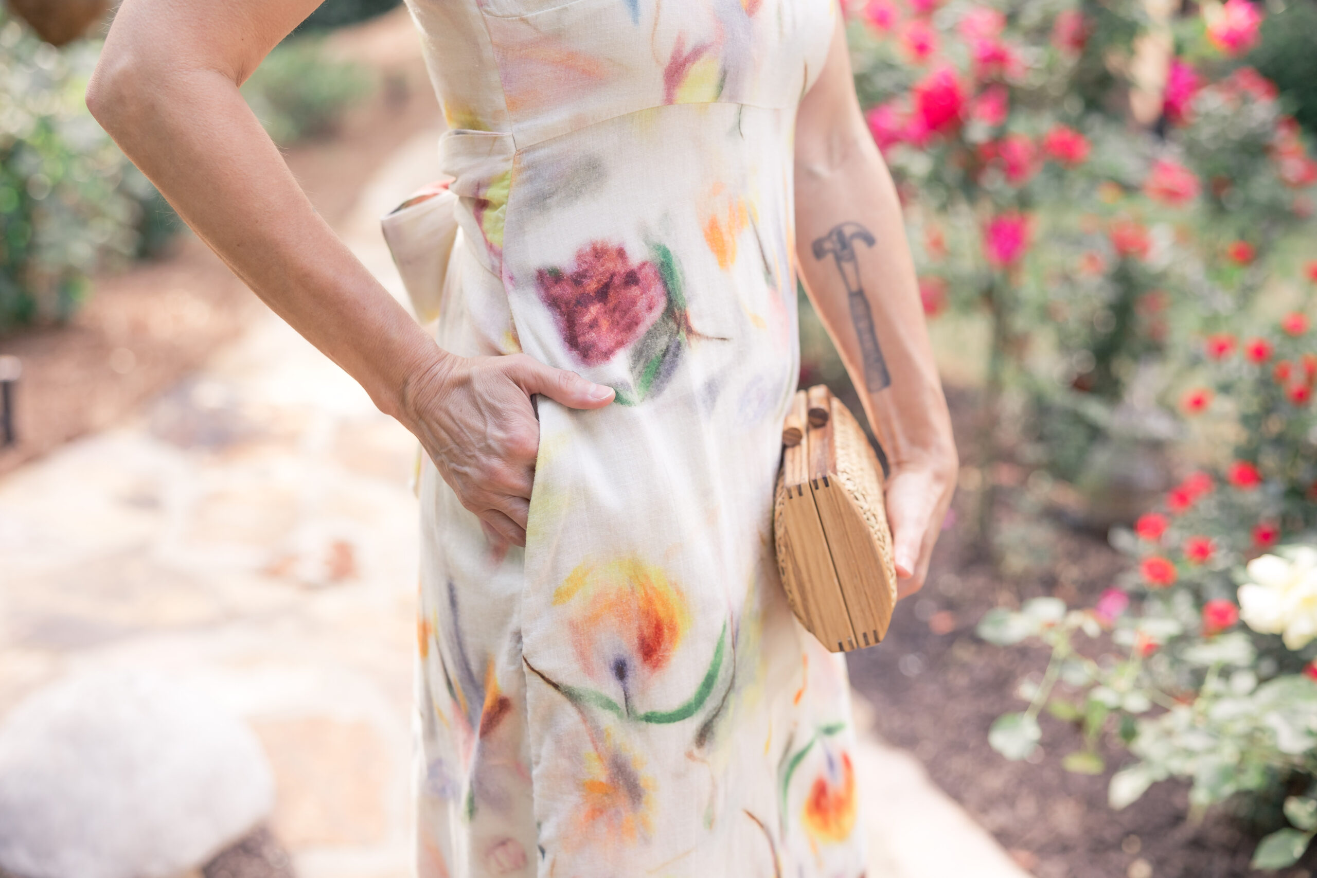 Sleeveless Square Neck Linen Midi Dress Sleeveless Square Neck Linen Midi Dress