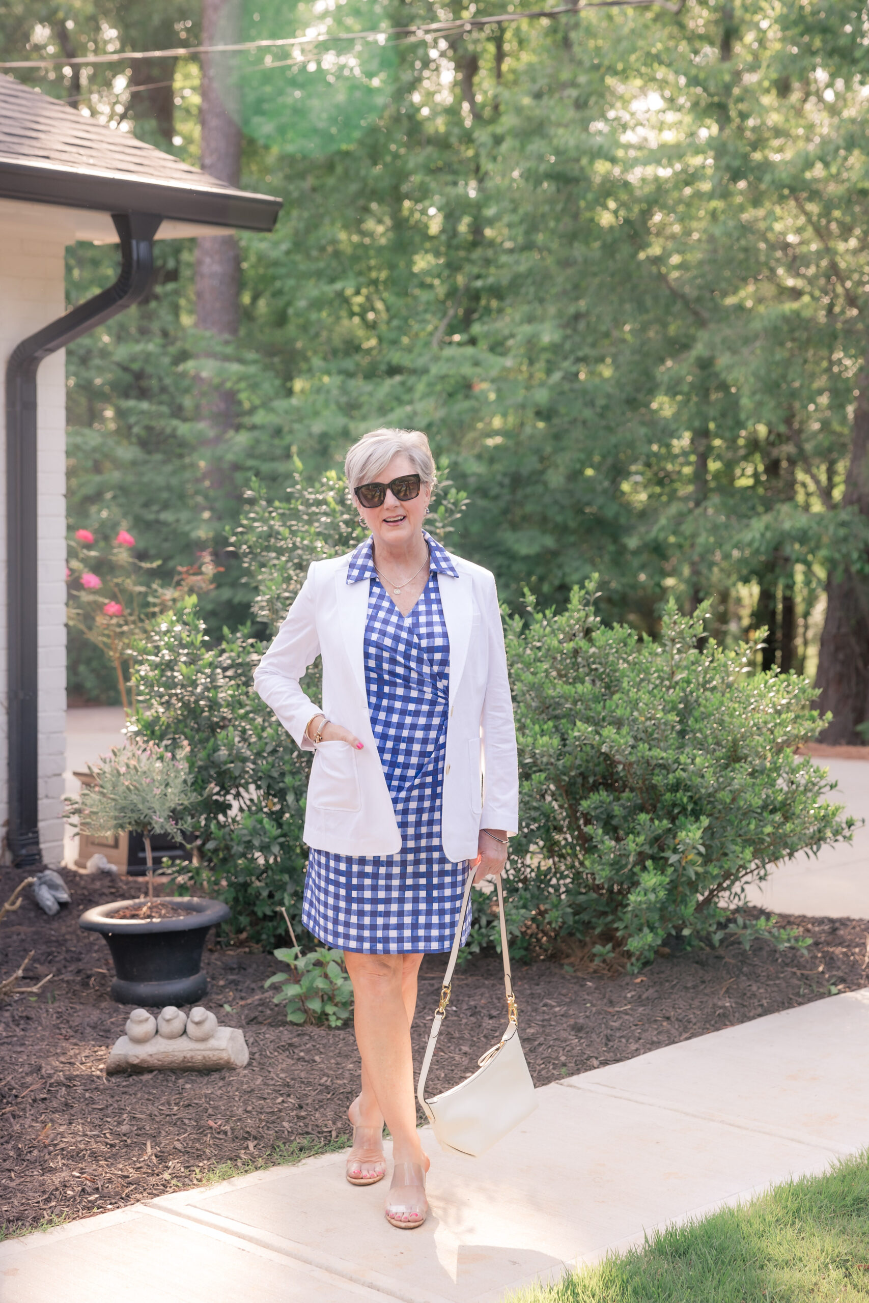 Beth SAACA | April + May 2024 Mother's Day Outfit: Gingham Dress