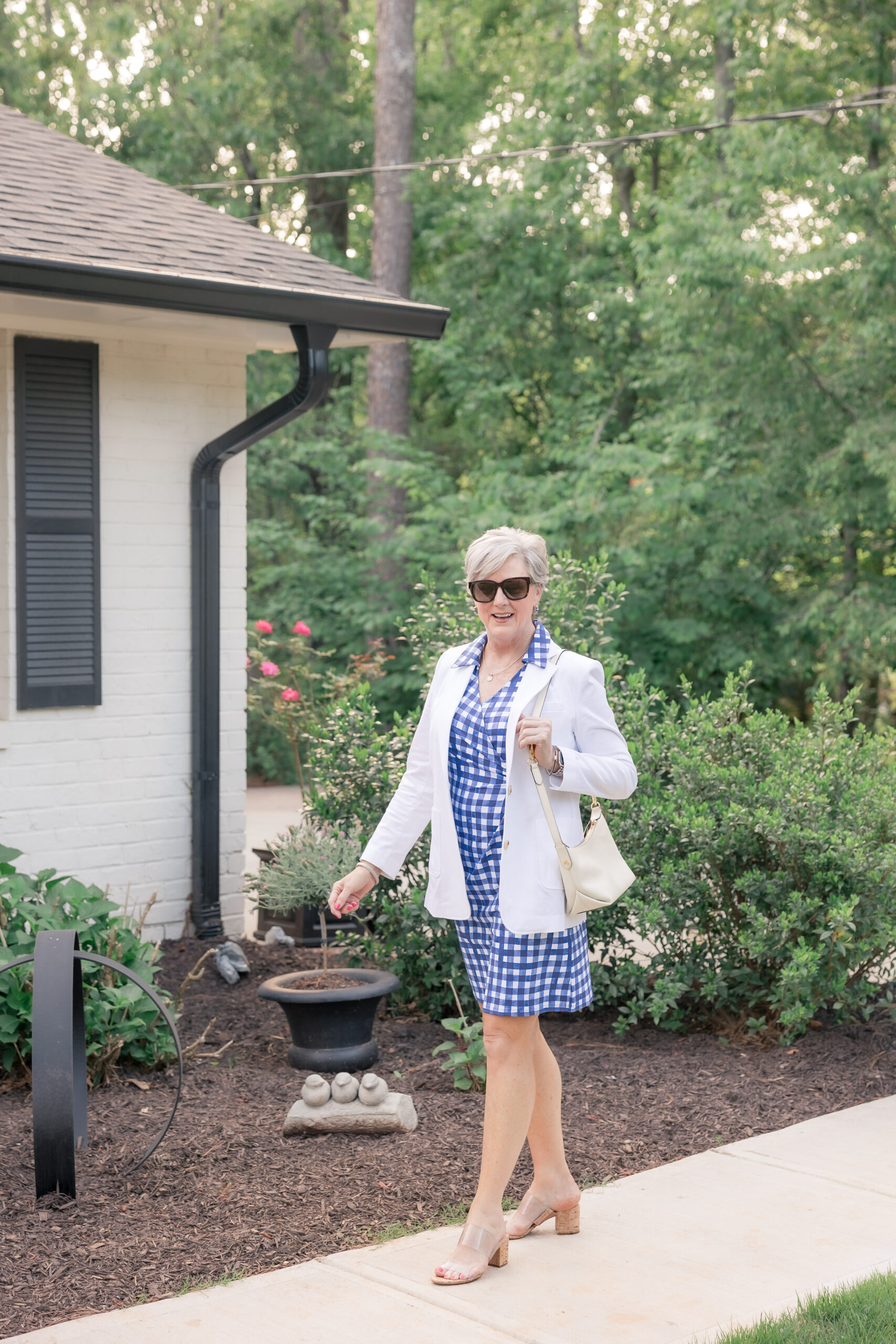 Mother's Day Outfit idea Mother's Day Outfit: Gingham Dress
