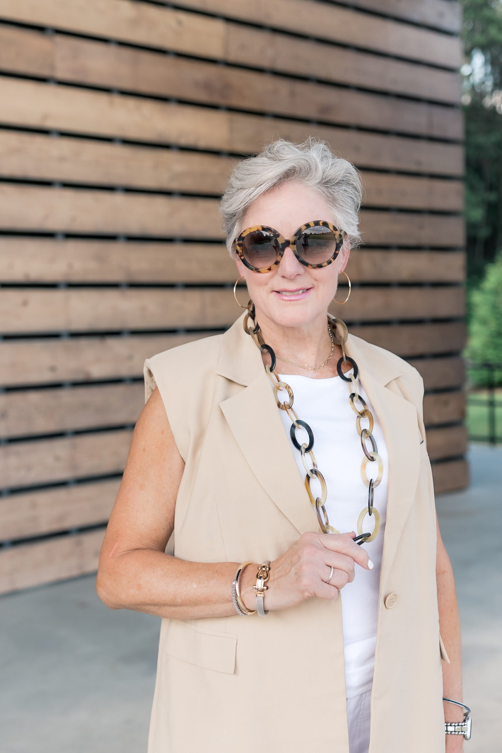 SAACA Beth May/June 2023 round sunglasses