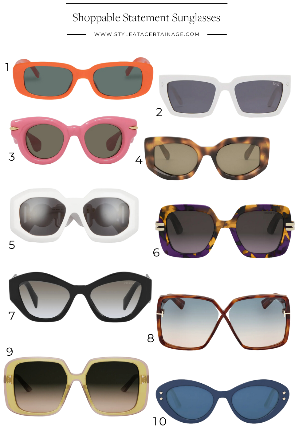 Statement Sunglasses Statement Sunglasses