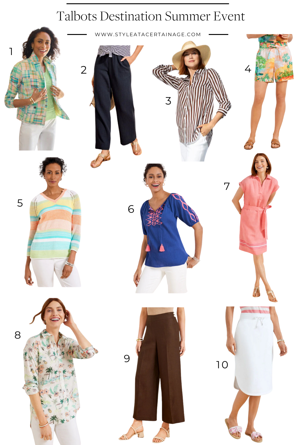 Talbots Destination Summer Event Talbots Destination Summer Event