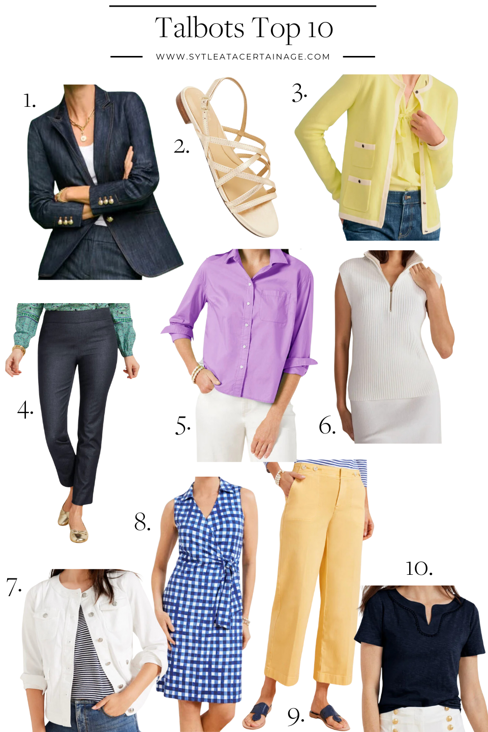 Talbots Top 10