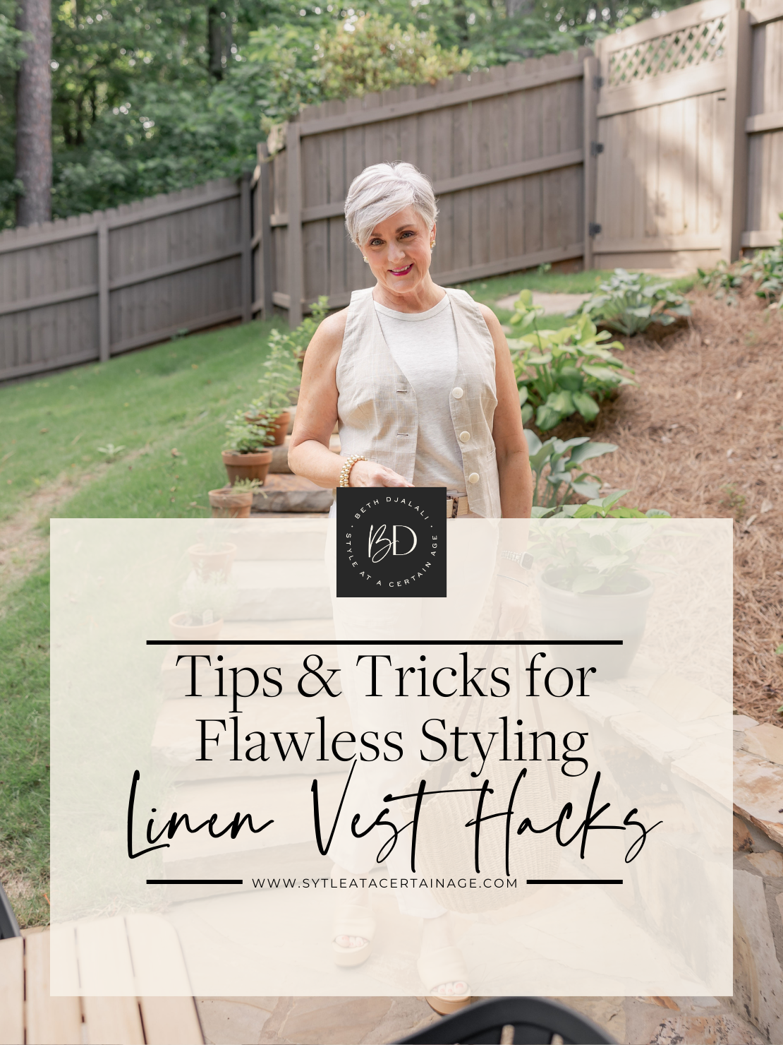 How to Style a Linen Vest