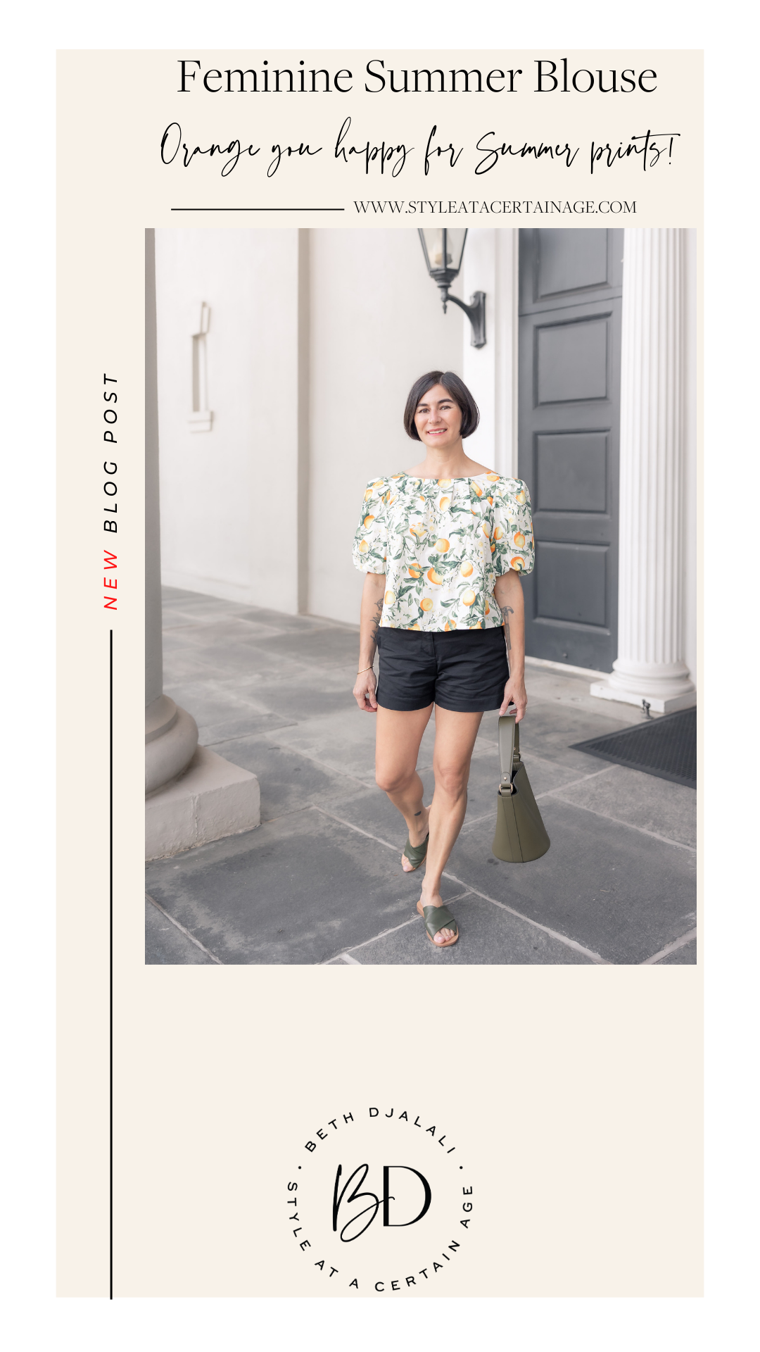 feminine summer blouse
