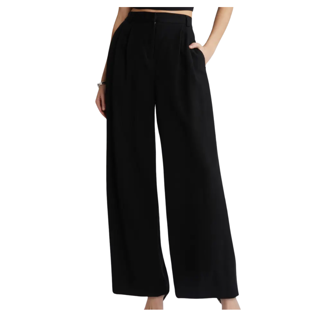 high waist black pants | fashion tips for women over 50