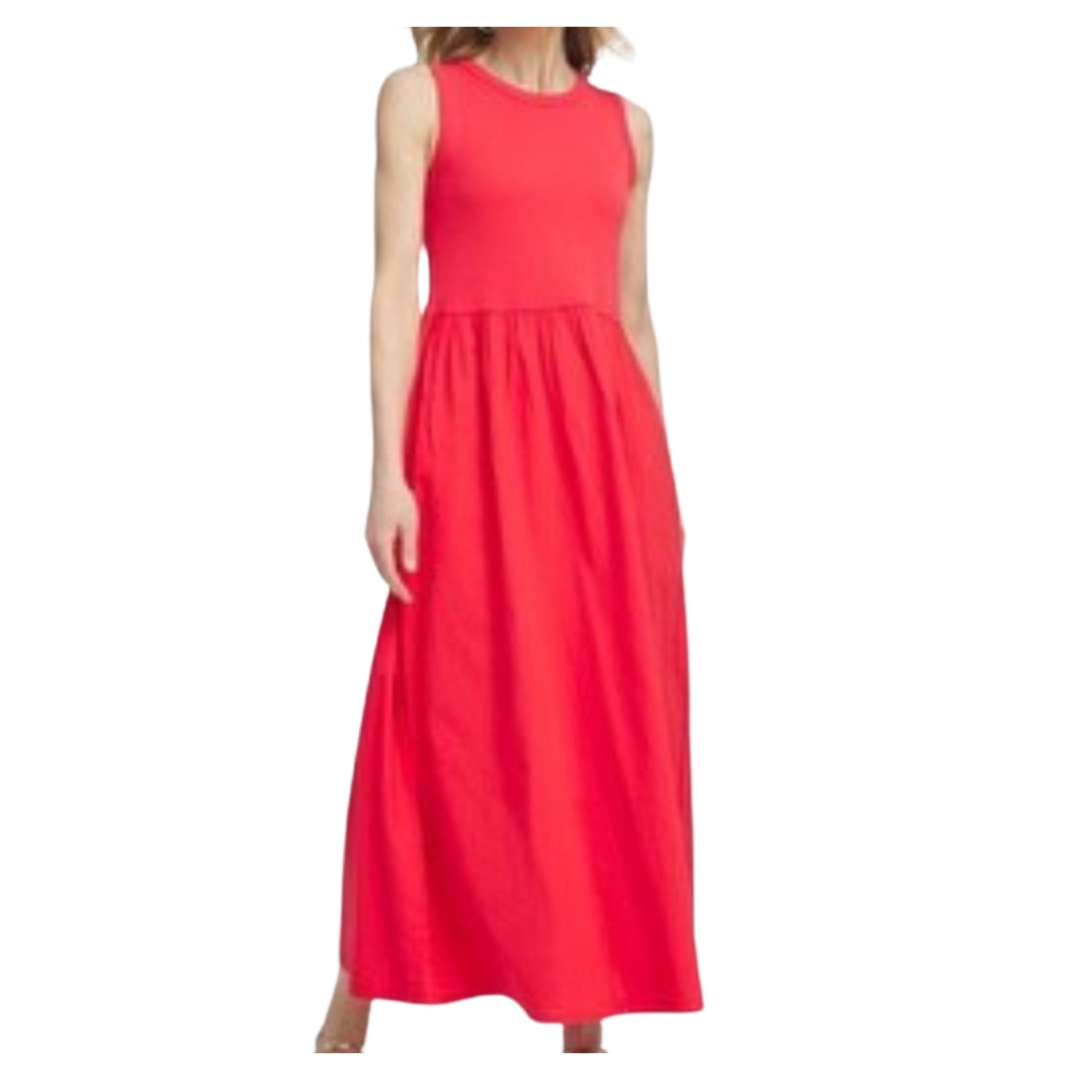fit & flare maxi dress
