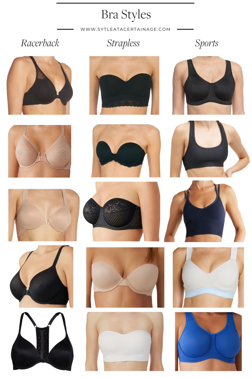 Bras 2 bra types