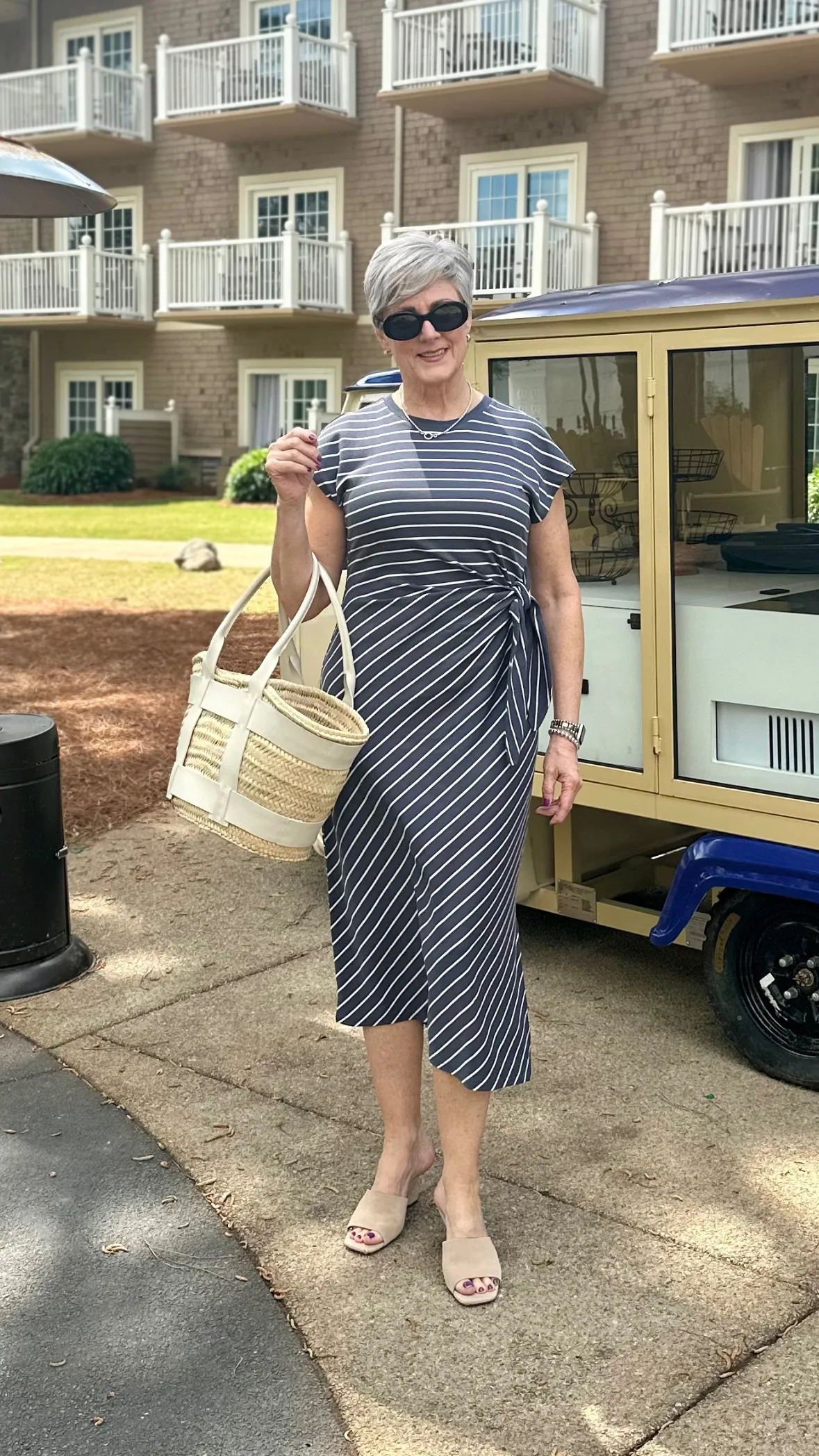 knot waist dress