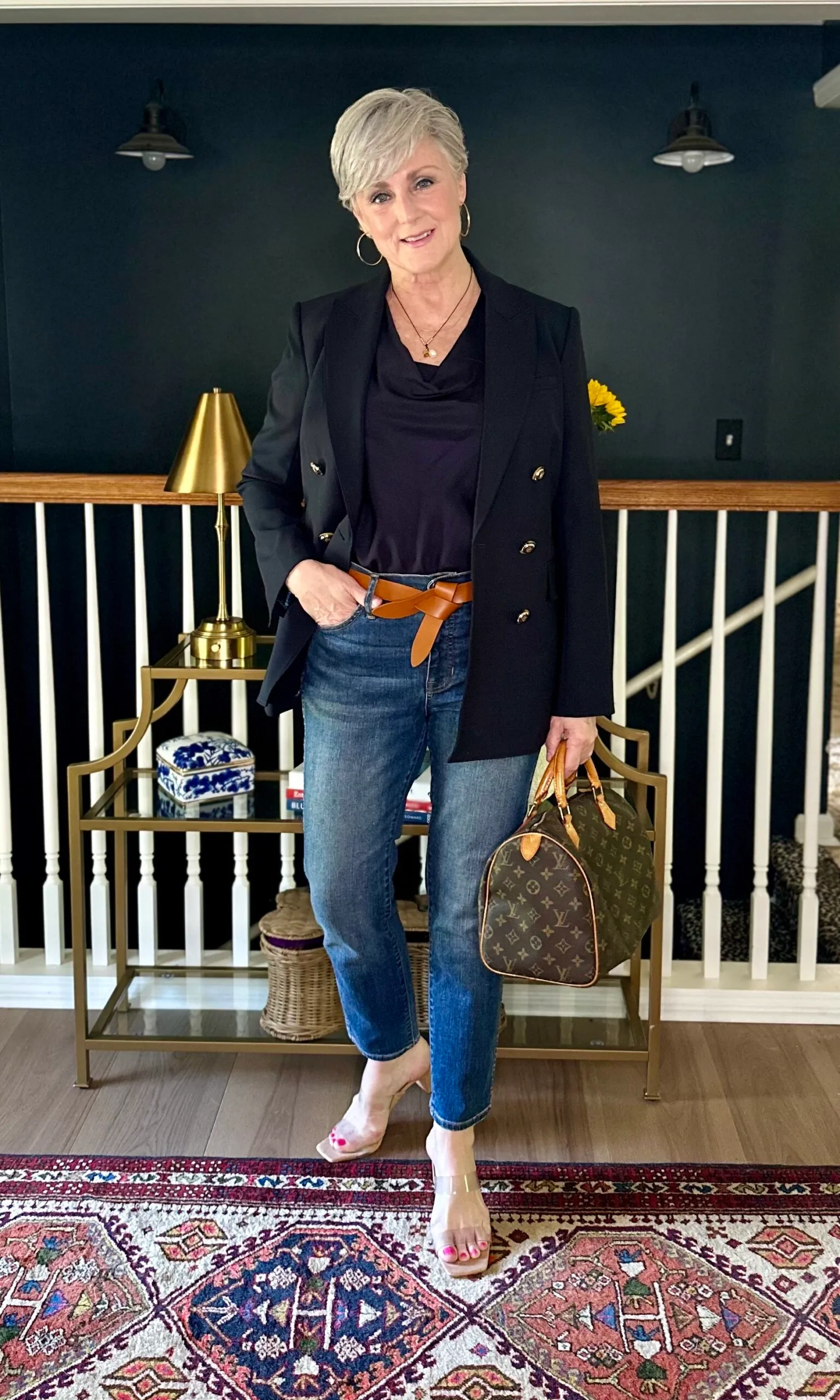 navy blazer