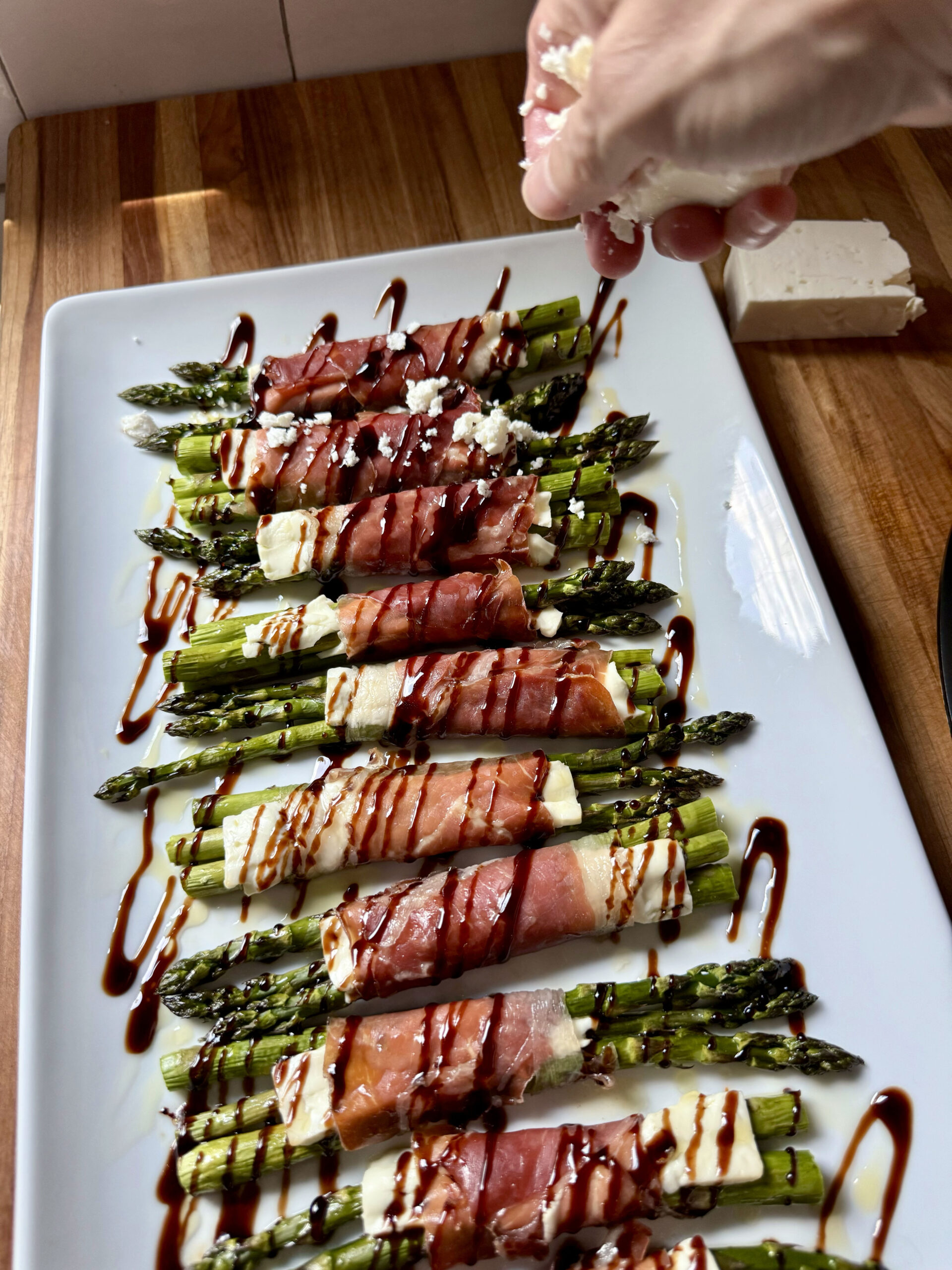 drizzle balsamic glaze