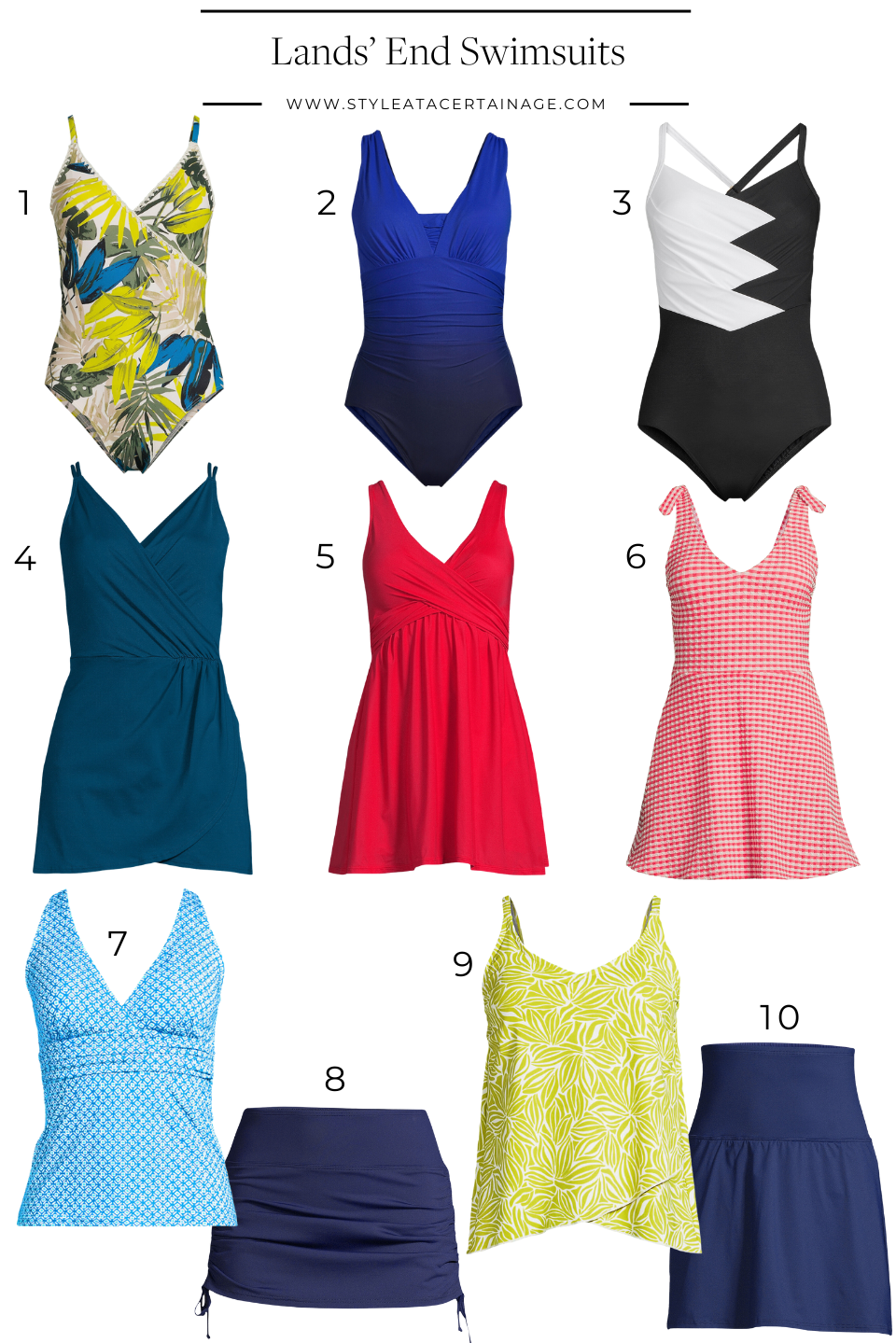Lands' End Swimsuits | What to Wear at the Pool