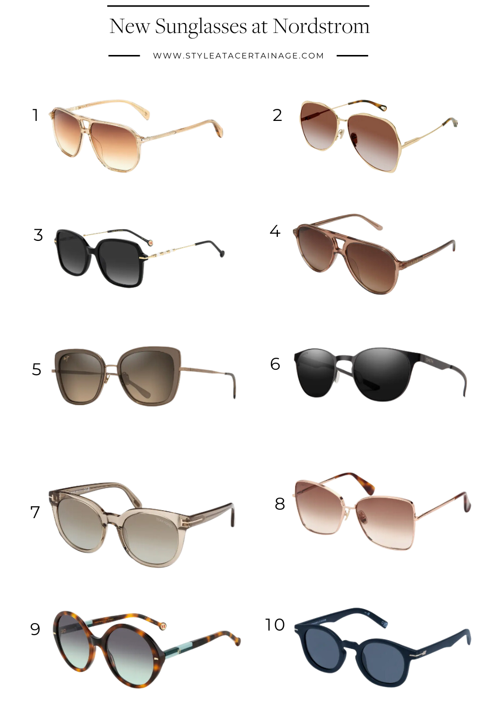 New Sunglasses at Nordstrom New Sunglasses at Nordstrom