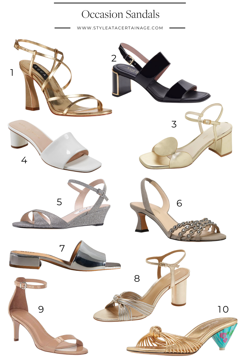 shop Occasion Sandals