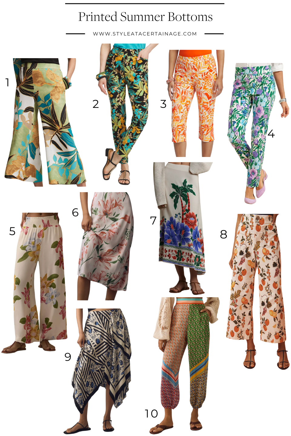 Feminine Summer Bottoms