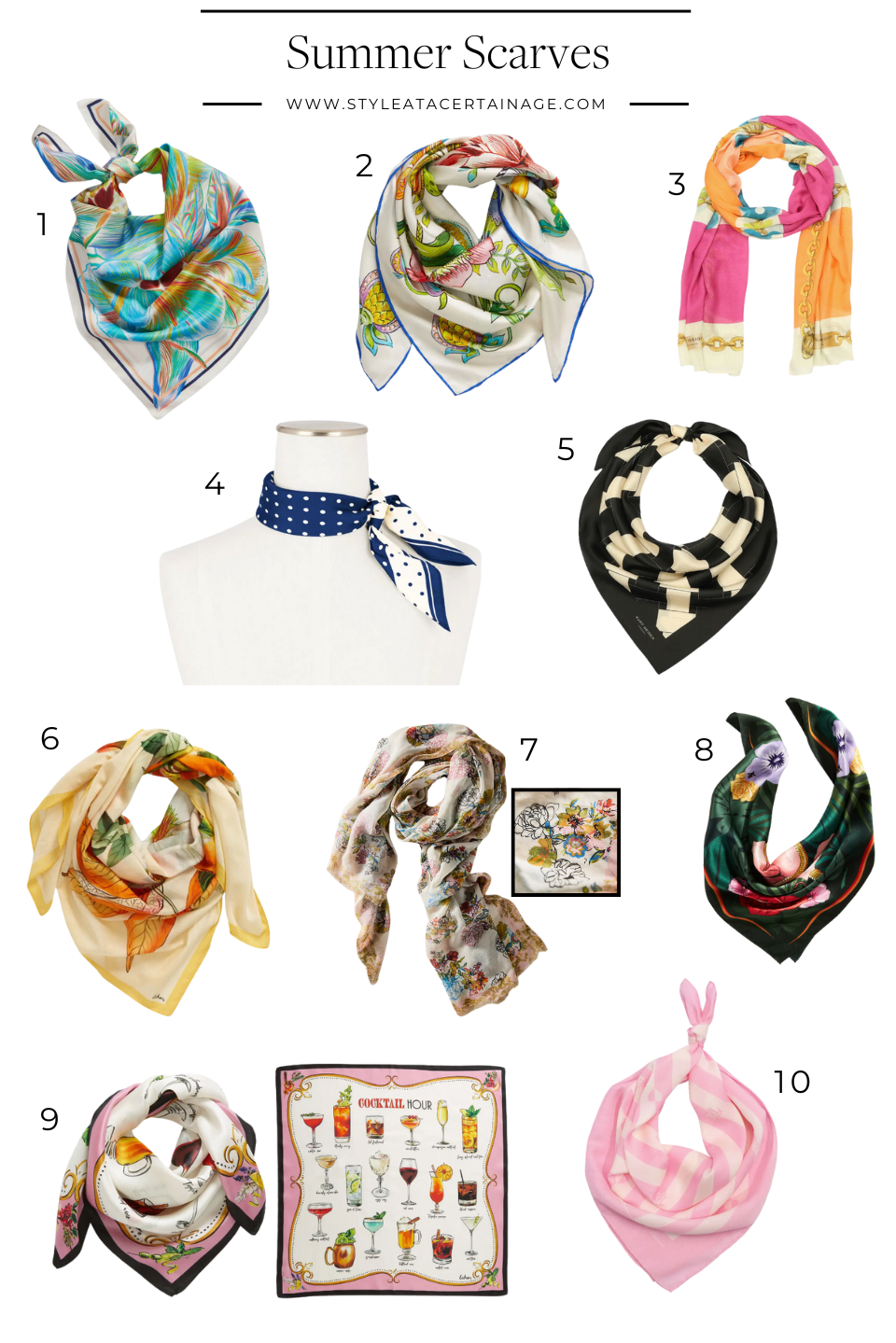 Summer Scarves Summer Scarves