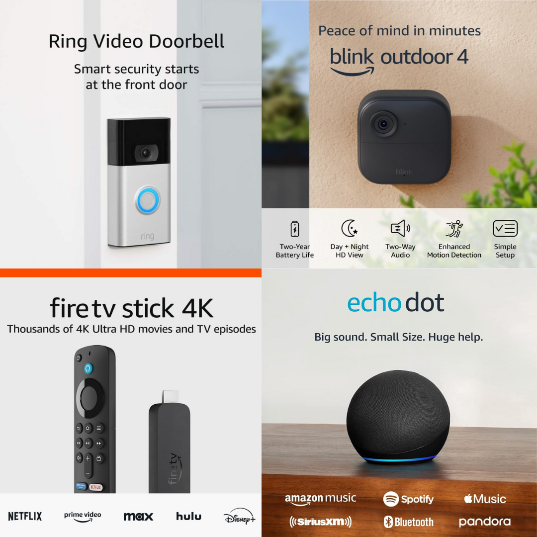 Amazon Devices Collage Amazon Devices