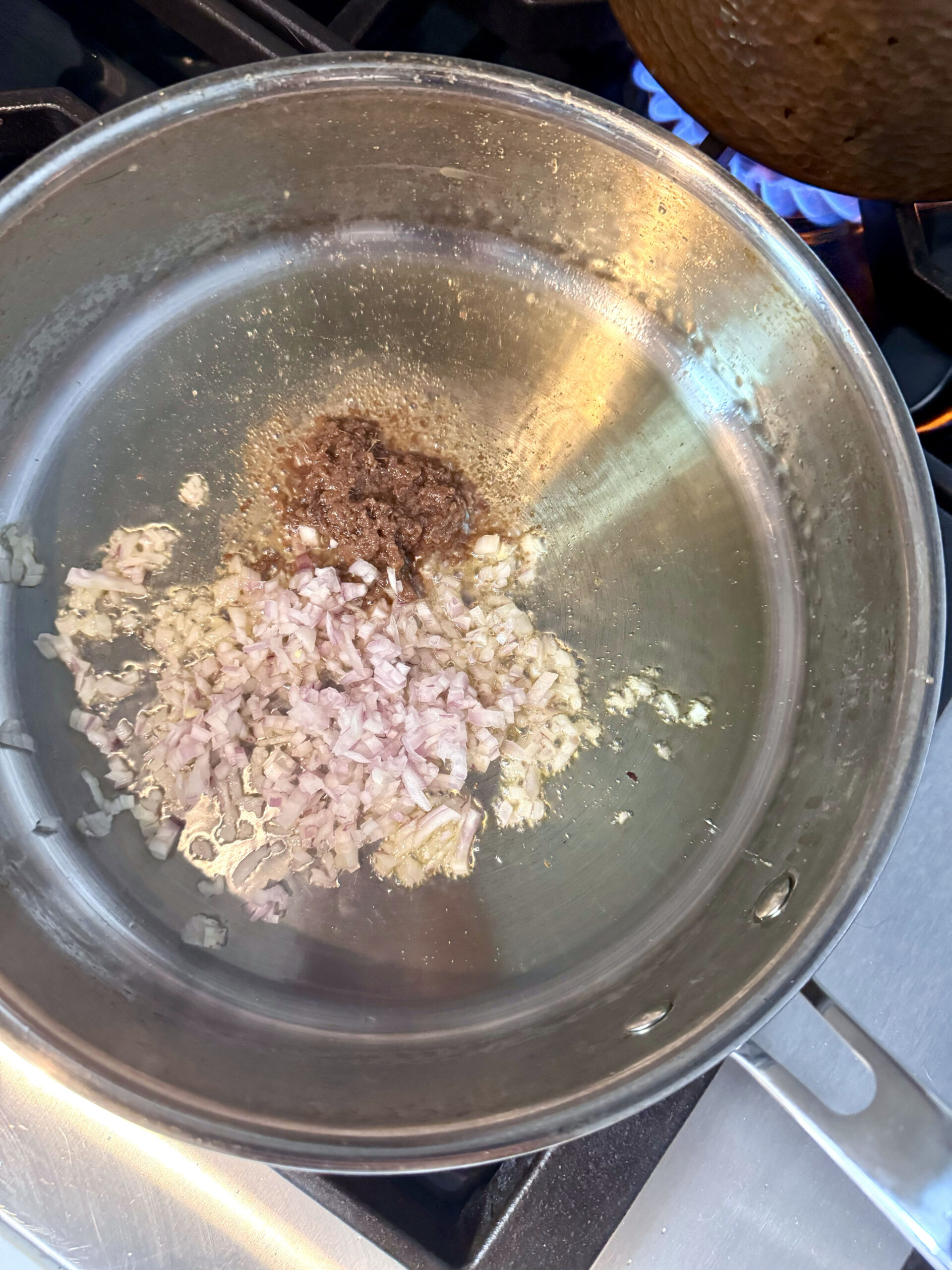sauté ingredients