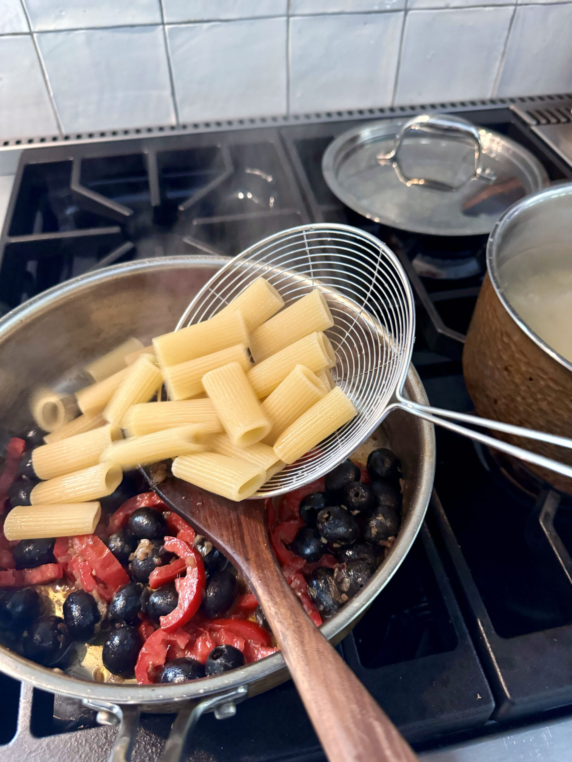 add the pasta