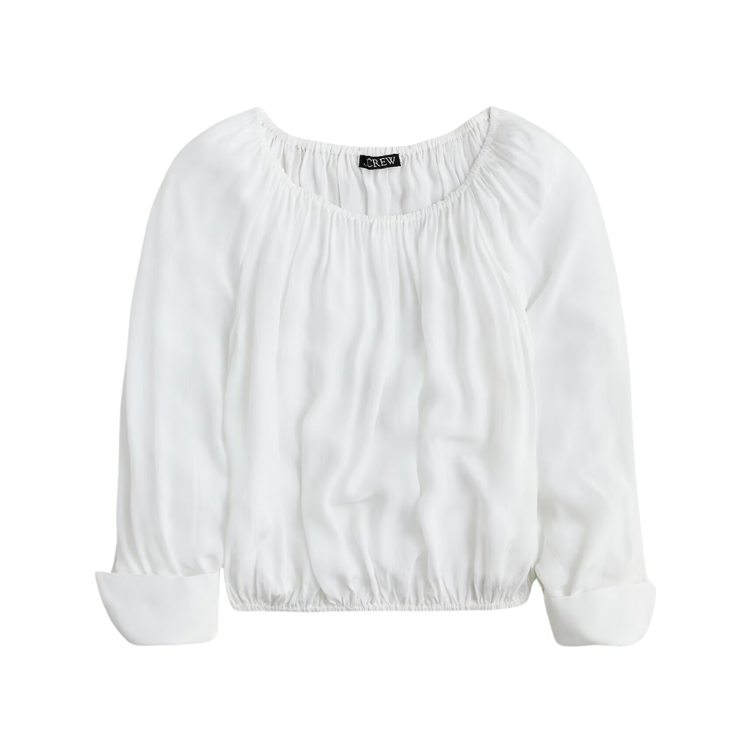 LWD for Spring 188 sheer gathered top