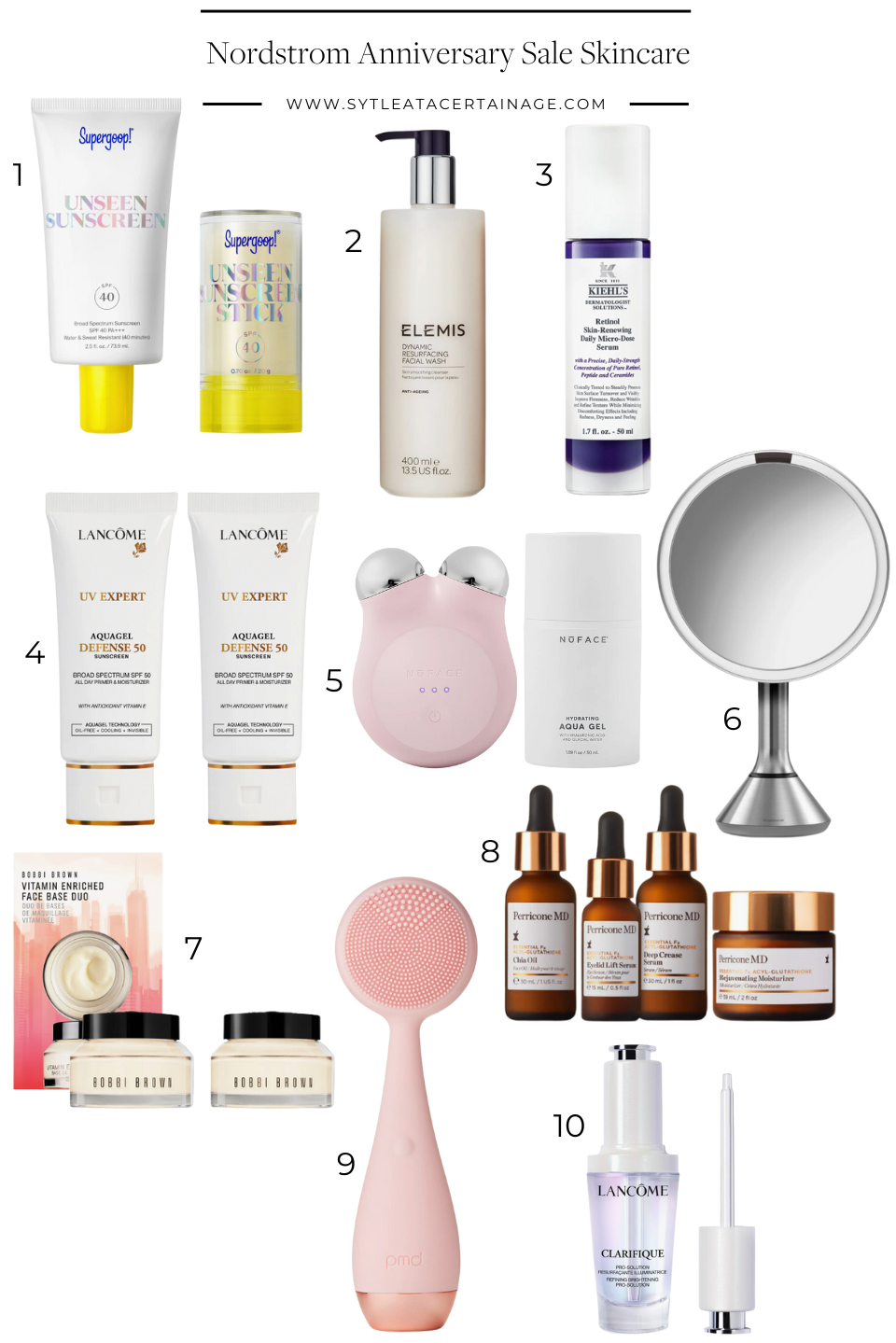 Nordstrom Anniversary Sale Skincare