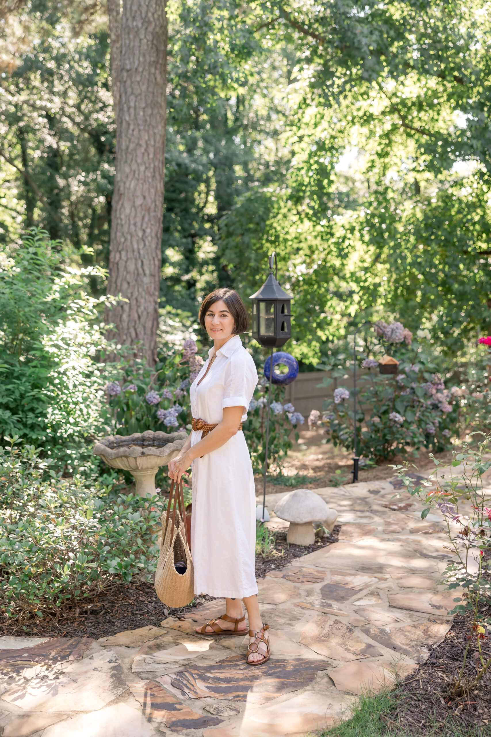 midi shirtdress for summer
