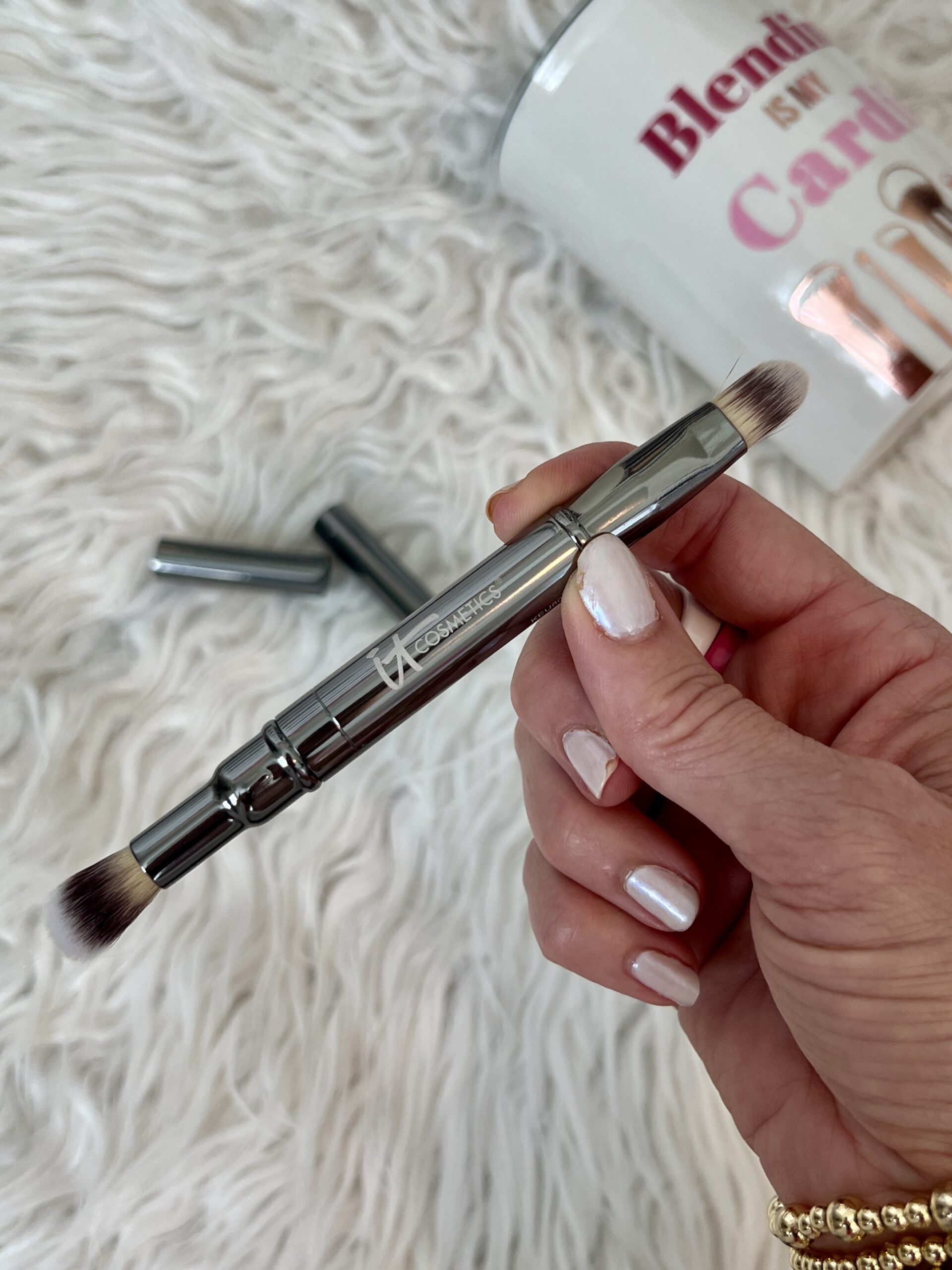 makeup brushes 9 dual ended concealer brush