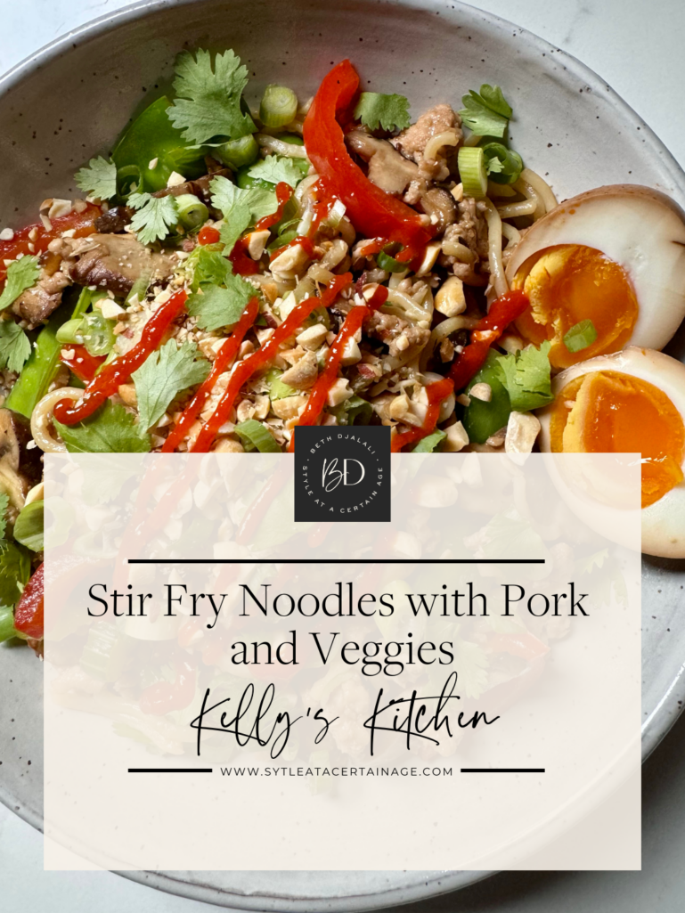 Stir Fry Noodles with Pork and Veggies