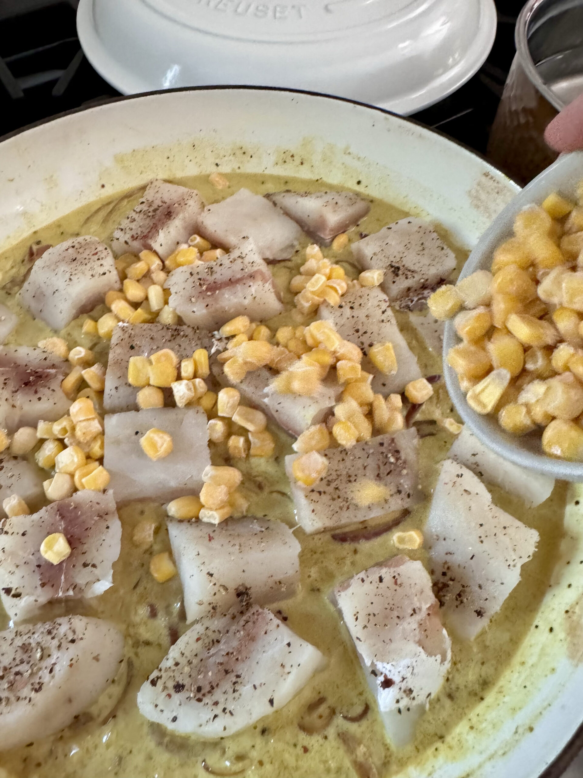 add frozen corn