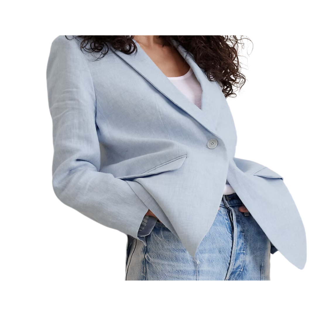 LWD for Spring-20 relaxed linen blazer | How to Rock Bold Hues